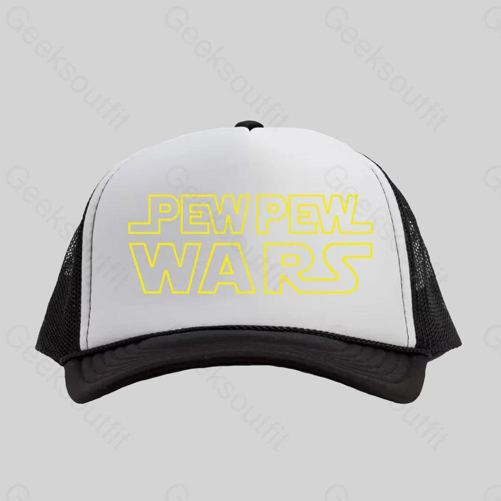Pew Pew Pew Trucker Hat - Geeksoutfit
