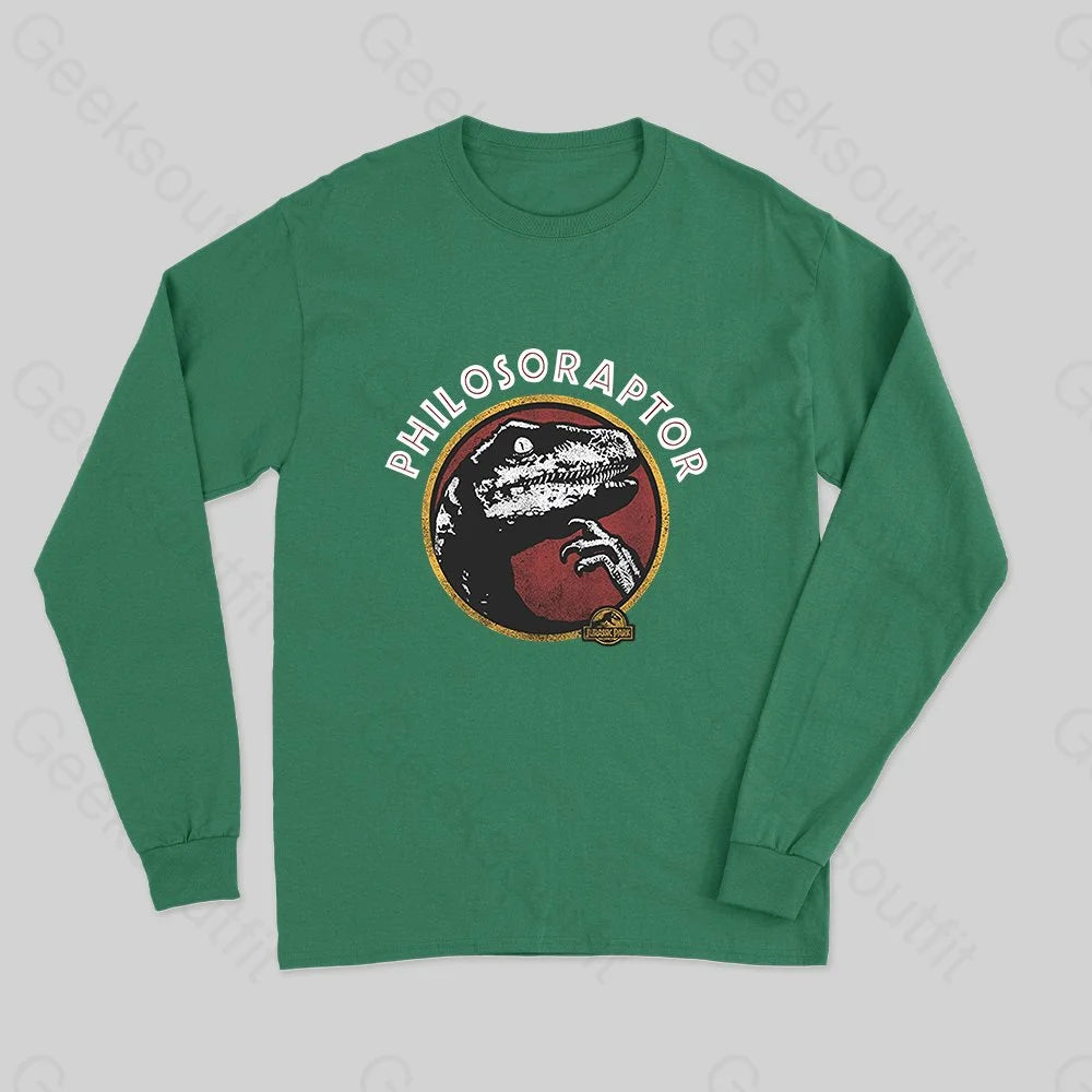 Philosoraptor Long Sleeve T-Shirt - Geeksoutfit
