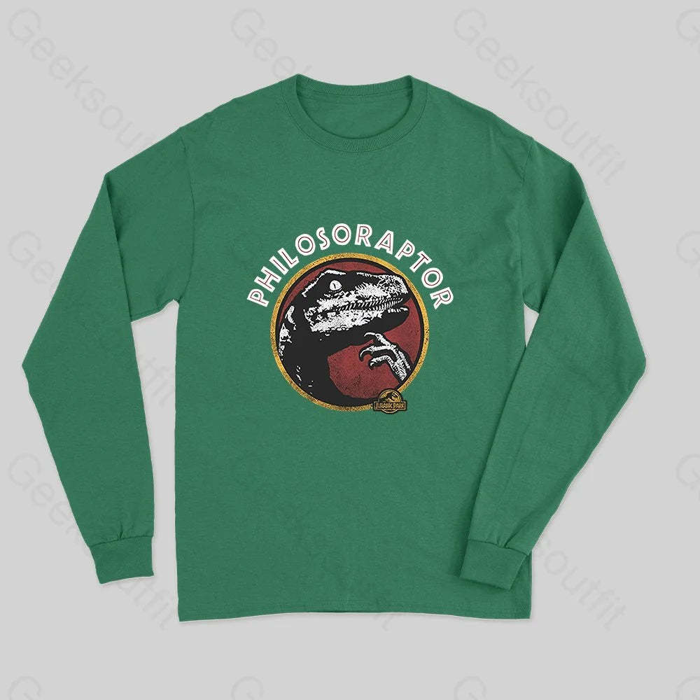 Philosoraptor Long Sleeve T-Shirt - Geeksoutfit