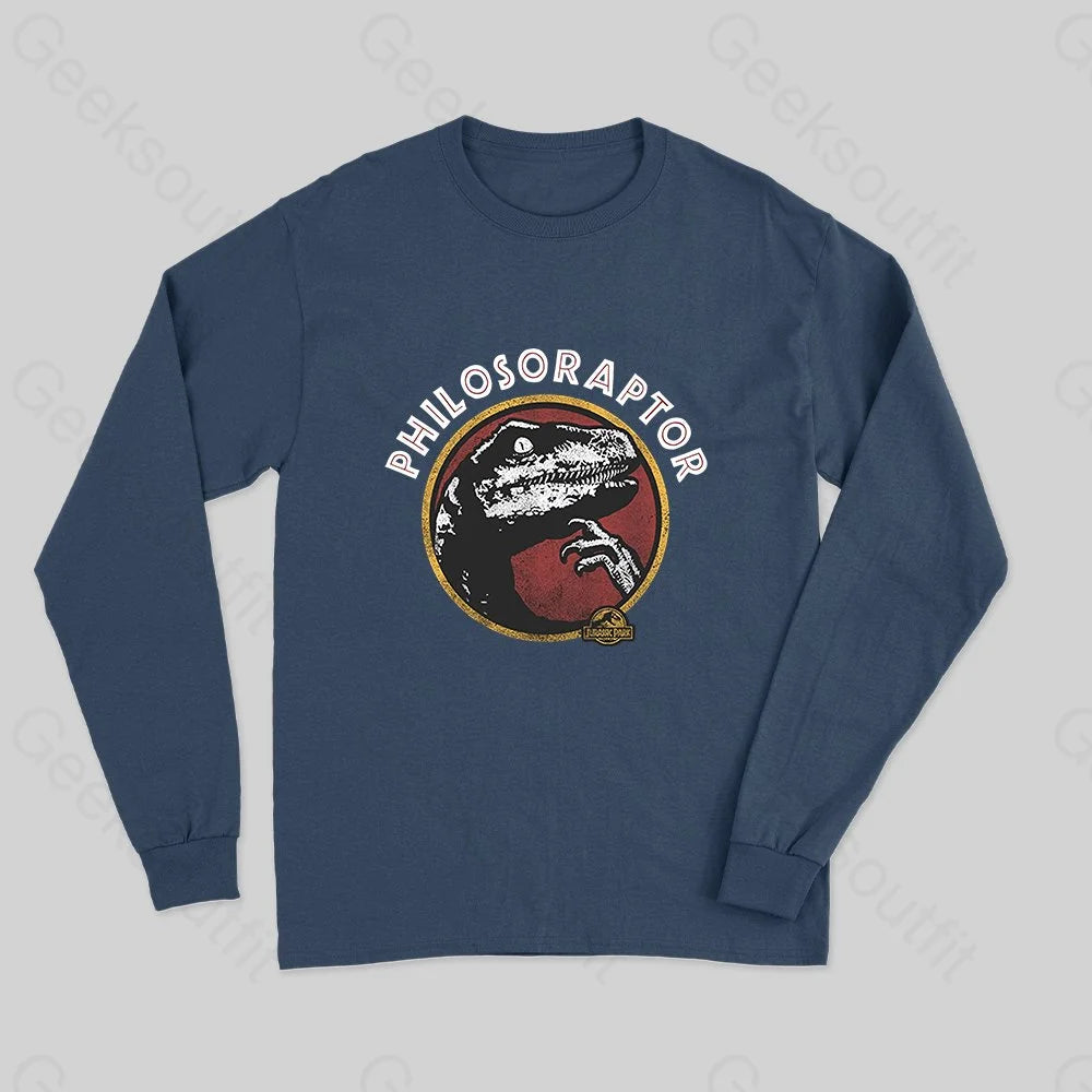 Philosoraptor Long Sleeve T-Shirt - Geeksoutfit