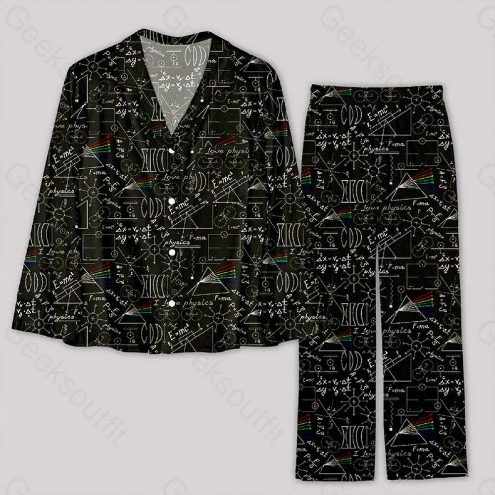 Physics Notebook Pajamas Set S / Geekpj0058 Yc