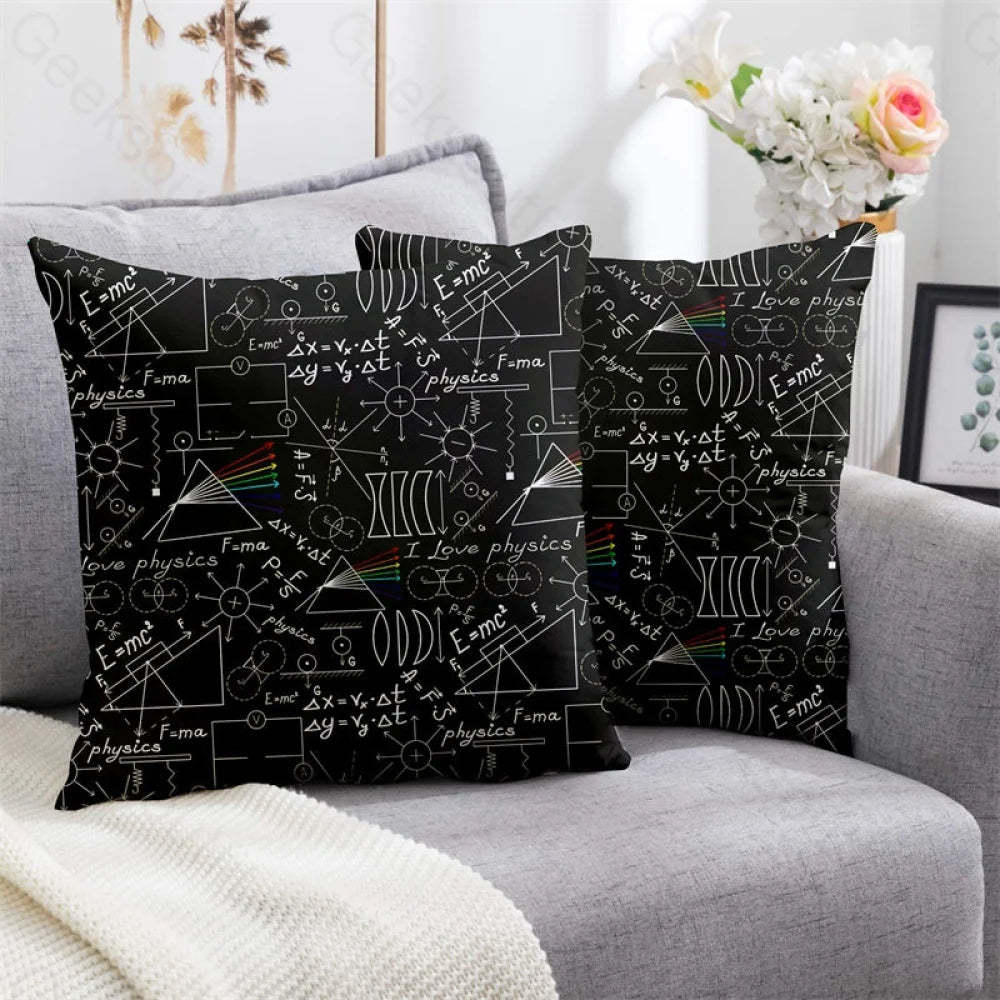 Physics Notebook Pillowcase 40*40Cm / Geekpc026