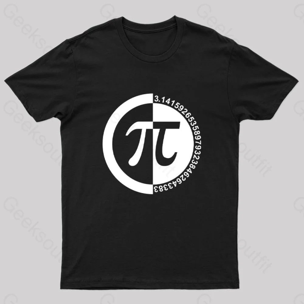 Pi Day Nerd T-Shirt Black / S