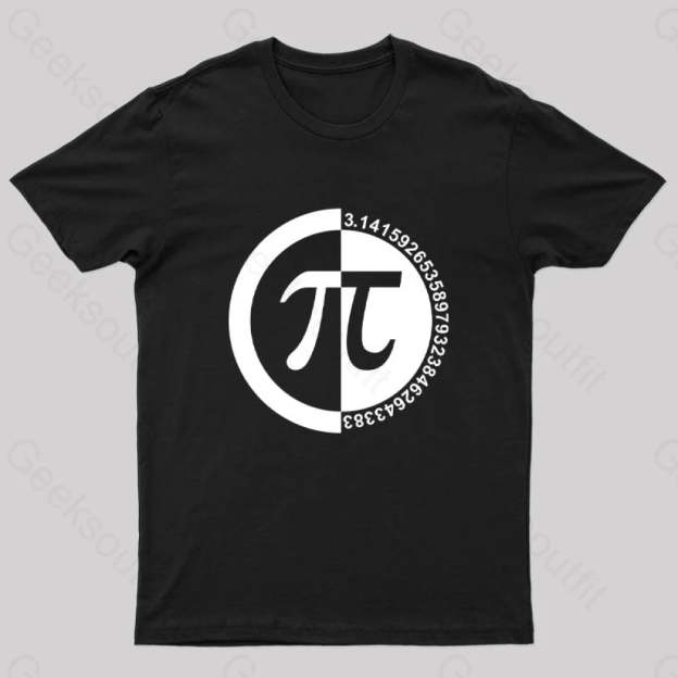 Pi Day Nerd T-Shirt Black / S