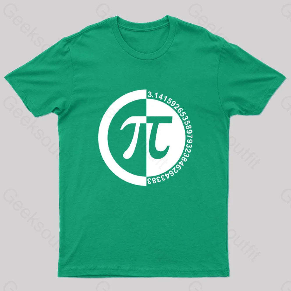 Pi Day Nerd T-Shirt Green / S