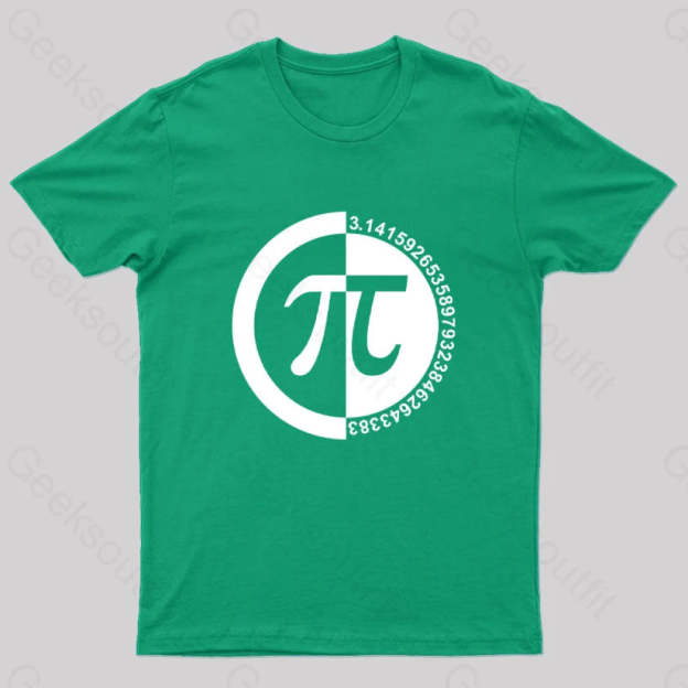 Pi Day Nerd T-Shirt Green / S