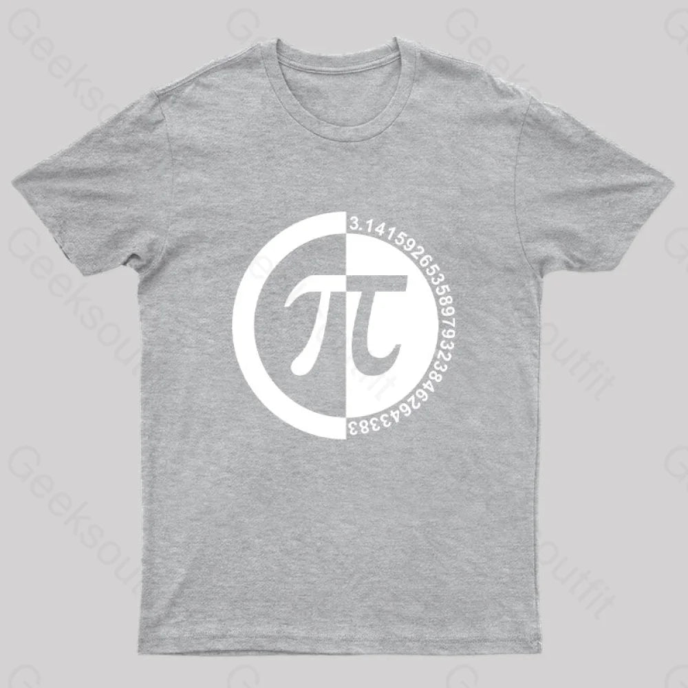 Pi Day Nerd T-Shirt Grey / S
