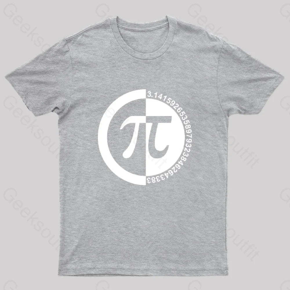 Pi Day Nerd T-Shirt Grey / S