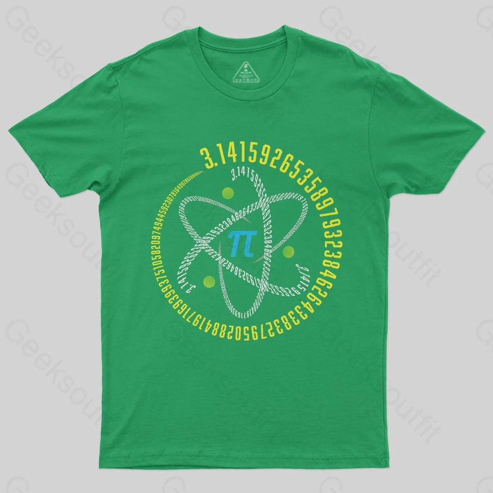 Pi Number Atom STEM T-Shirt - Geeksoutfit