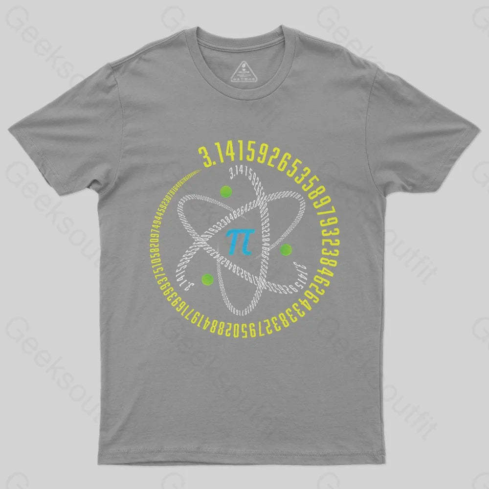 Pi Number Atom STEM T-Shirt - Geeksoutfit