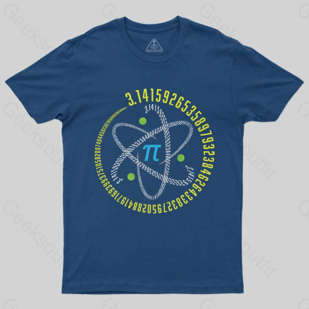 Pi Number Atom STEM T-Shirt - Geeksoutfit