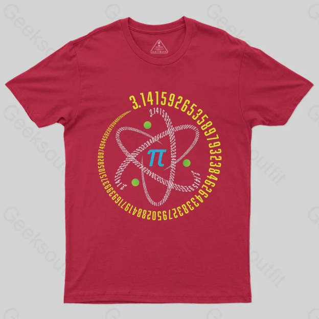 Pi Number Atom STEM T-Shirt - Geeksoutfit