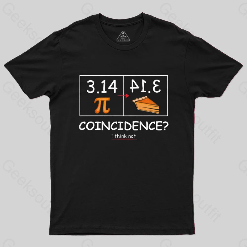 Pi Pie Math Professor T-Shirt Black / S
