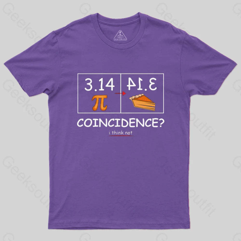 Pi Pie Math Professor T-Shirt Purple / S
