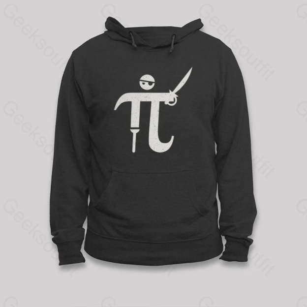 Pi-Rate Hoodie Black / S