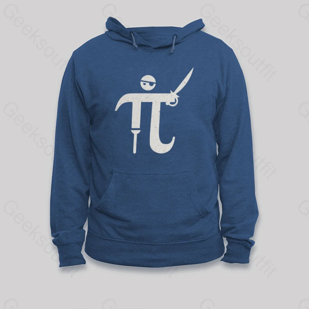 Pi-Rate Hoodie Dark Blue / S