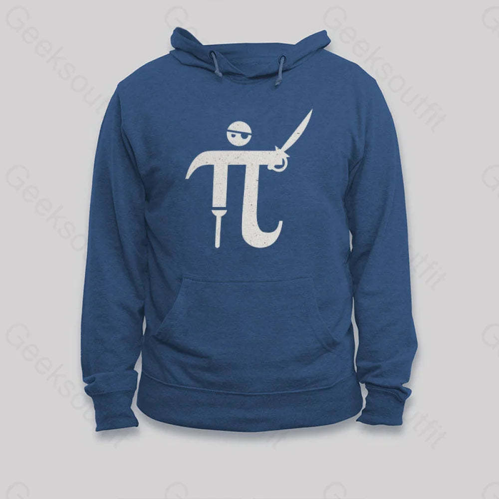 Pi-Rate Hoodie Dark Blue / S
