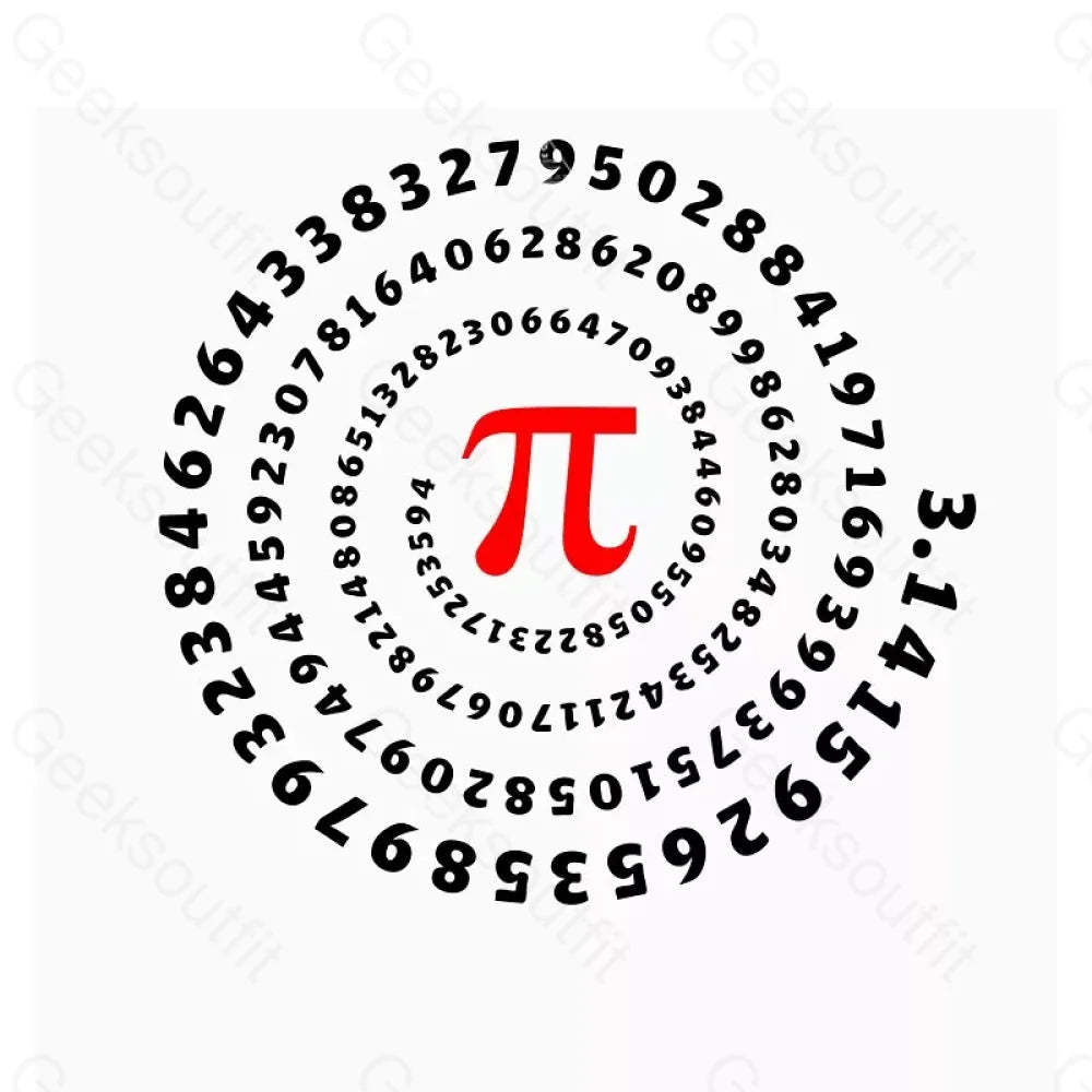 Pi Science Number Sequence Classic T-Shirt
