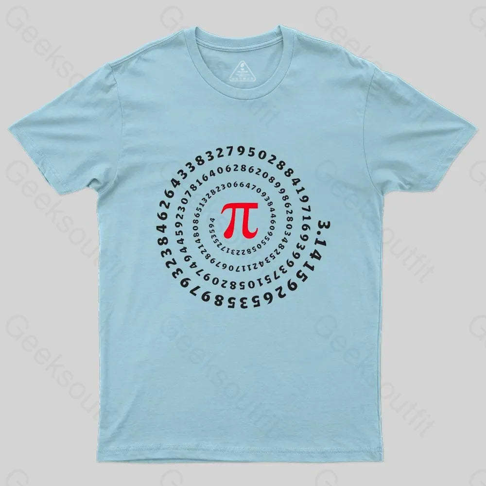 Pi Science Number Sequence Classic T-shirt - Geeksoutfit