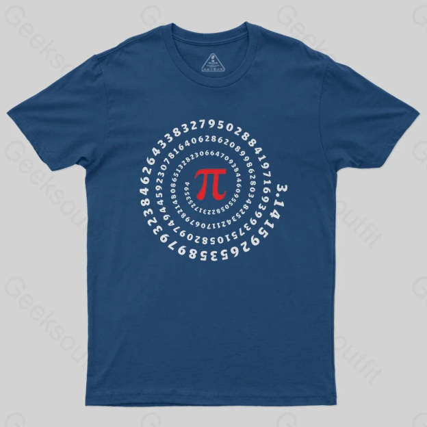 Pi Science Number Sequence Classic T-shirt - Geeksoutfit