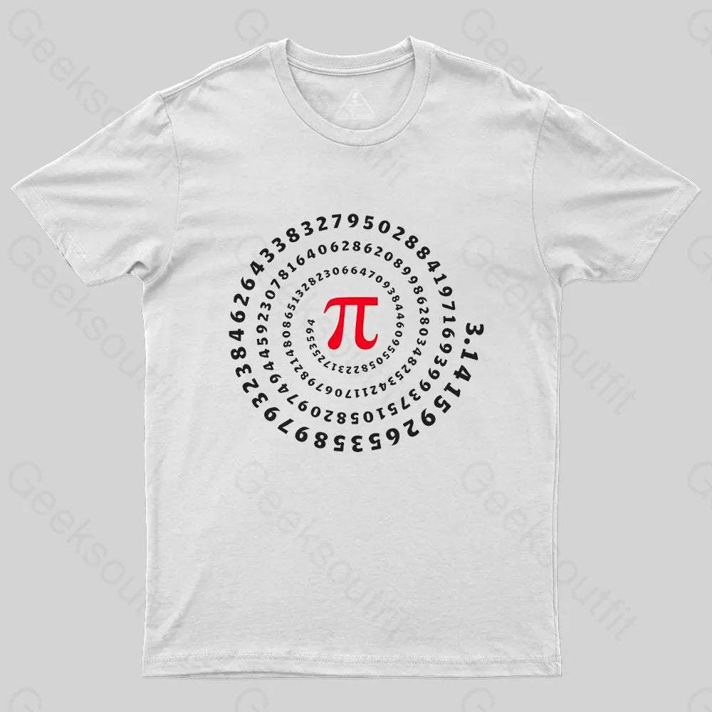 Pi Science Number Sequence Classic T-shirt - Geeksoutfit