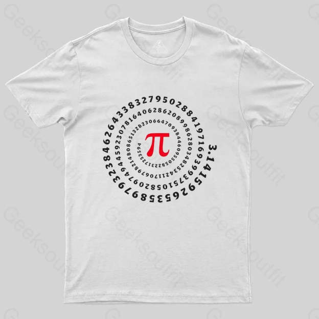 Pi Science Number Sequence Classic T-shirt - Geeksoutfit