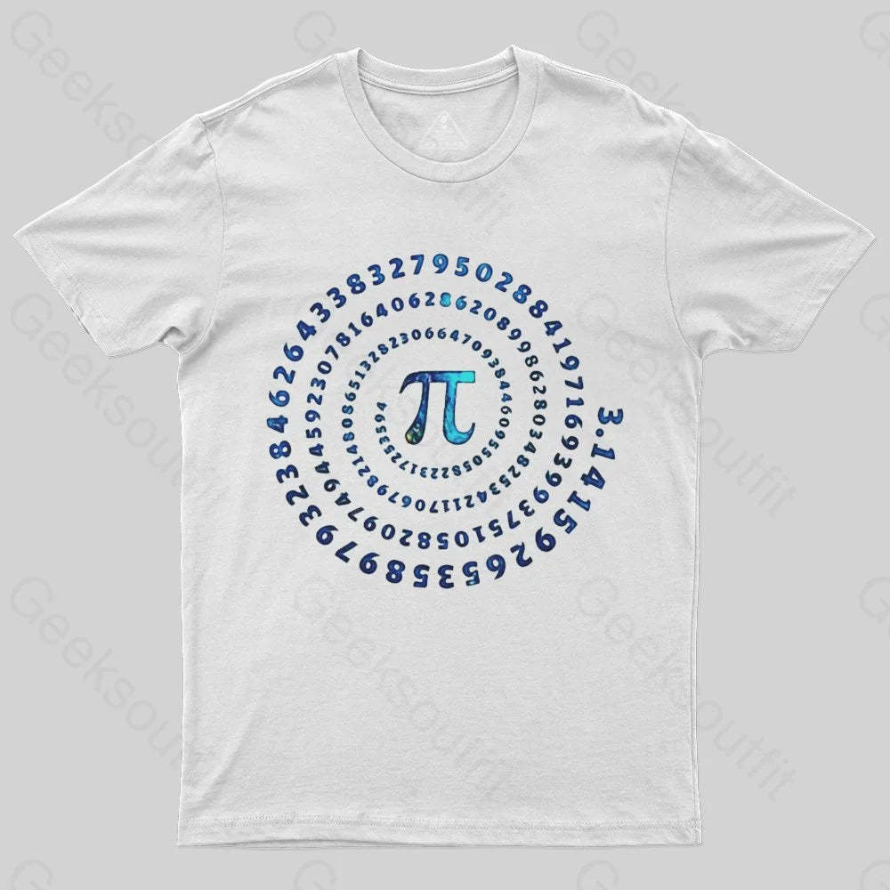 Pi Spiral T-Shirt - Geeksoutfit