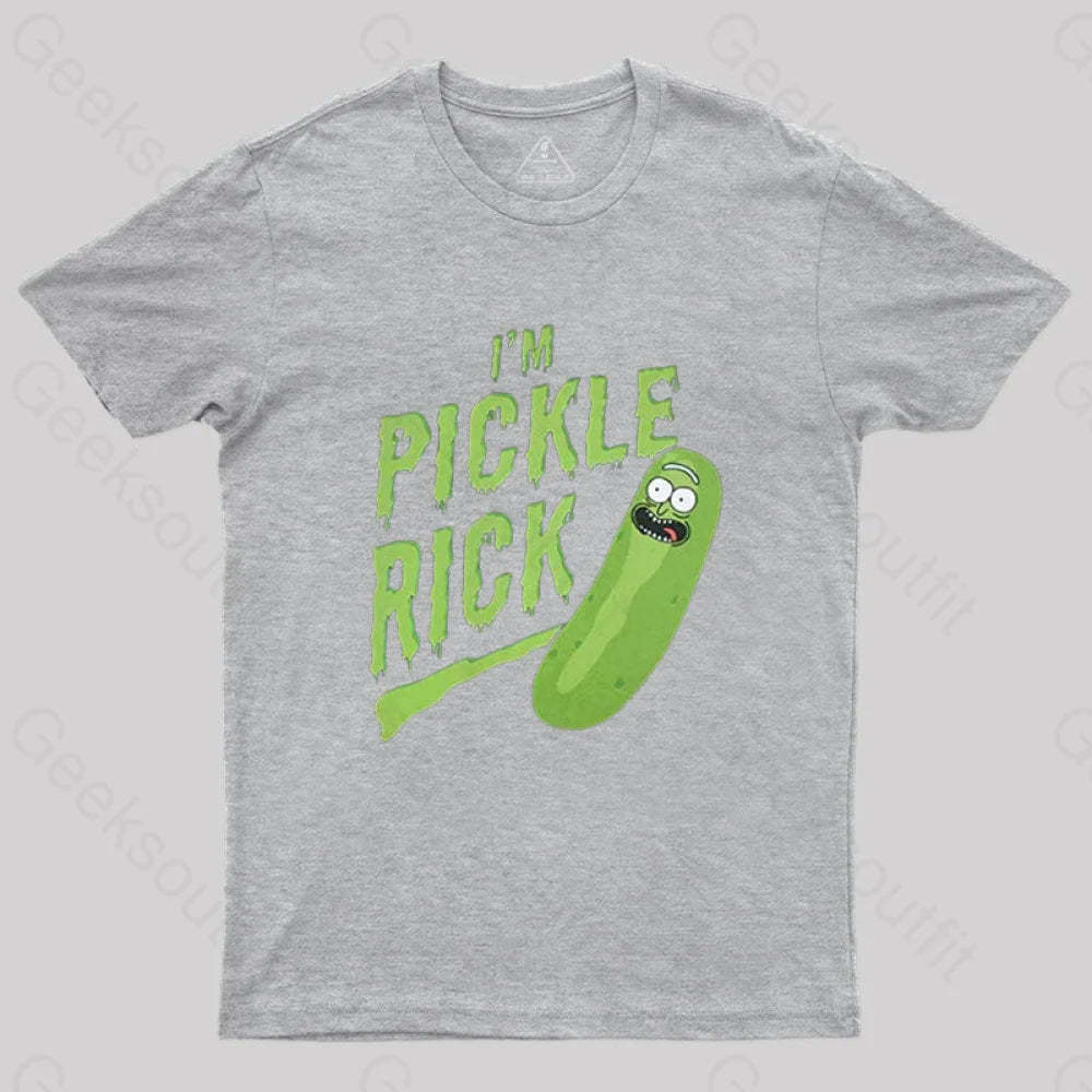 Pickle Rick T-Shirt Grey / S