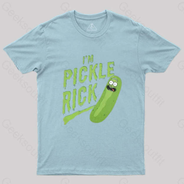 Pickle Rick T-Shirt Light Blue / S
