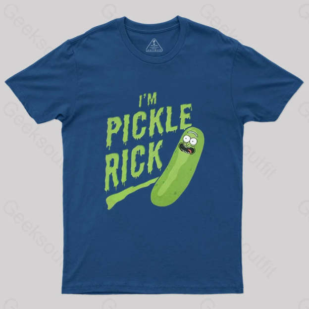 Pickle Rick T-Shirt Navy / S