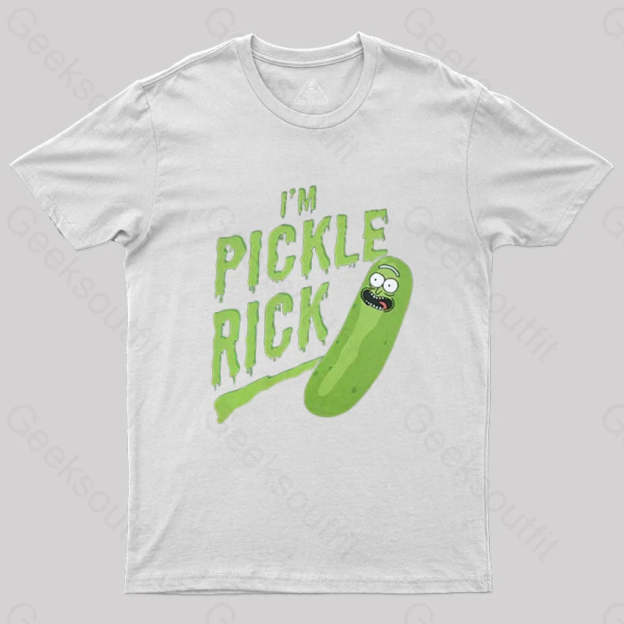 Pickle Rick T-Shirt White / S