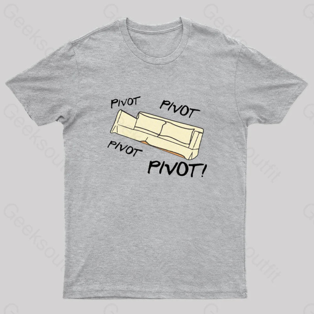 Pivot! Geek T-Shirt Grey / S