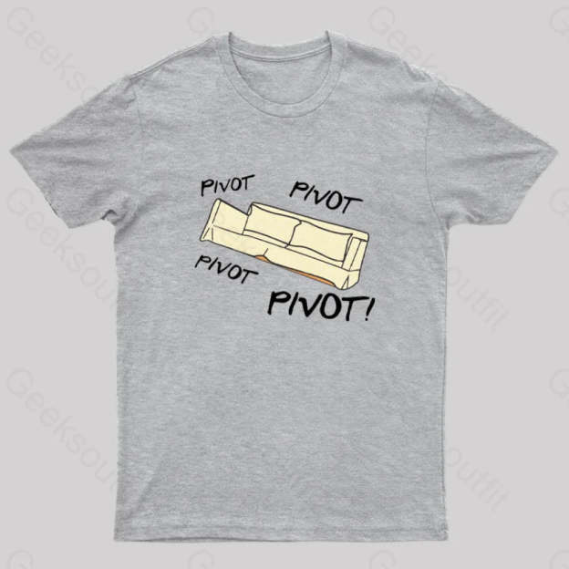 Pivot! Geek T-Shirt Grey / S