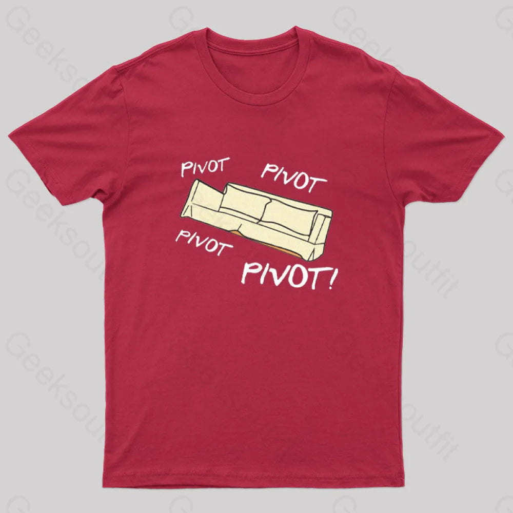 Pivot! Geek T-Shirt Red / S