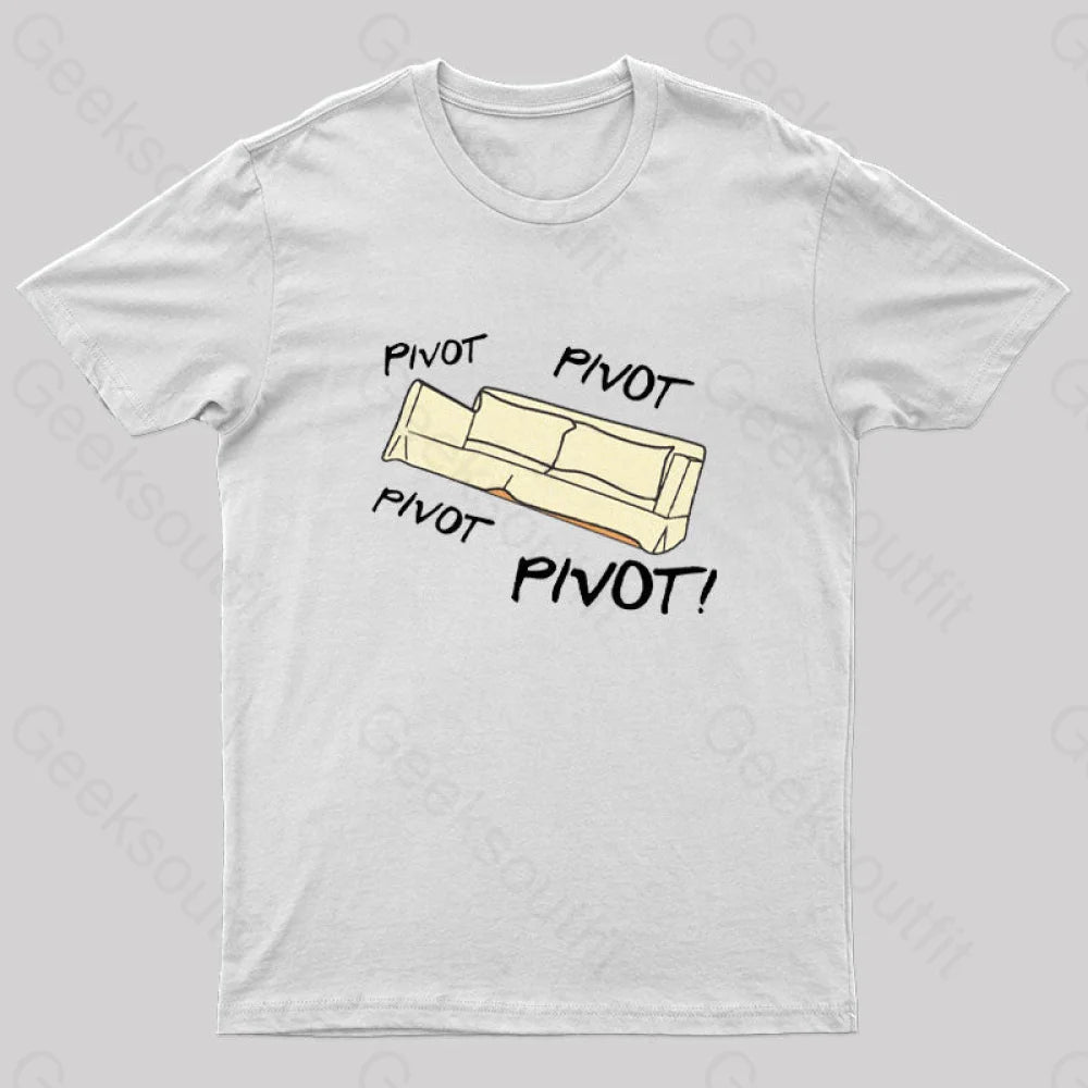 Pivot! Geek T-Shirt White / S