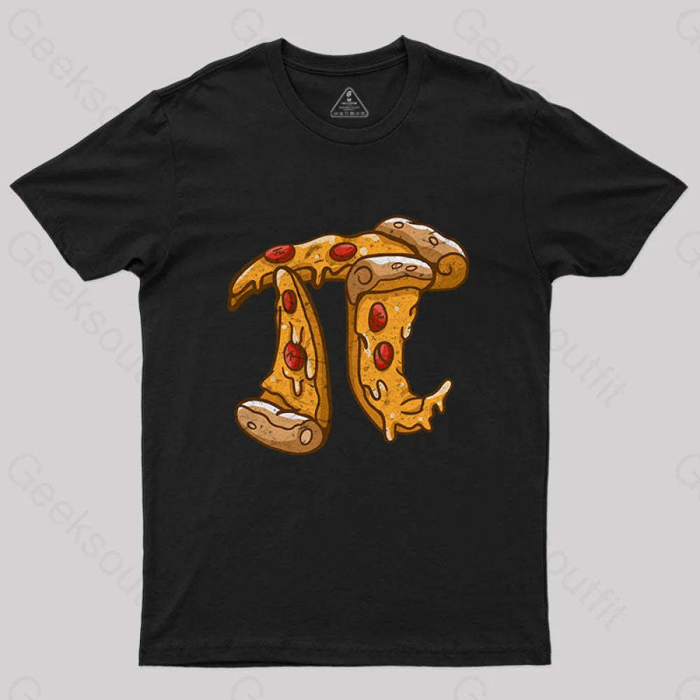 Pizza Pi T-Shirt Black / S Yc