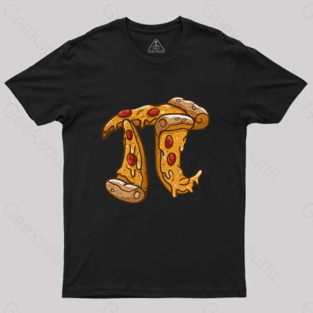Pizza Pi T-Shirt Black / S Yc