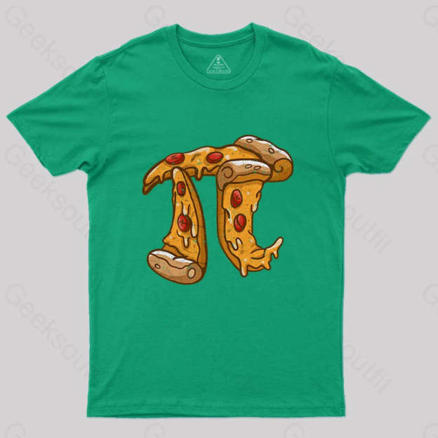 Pizza Pi T-Shirt Green / S Yc