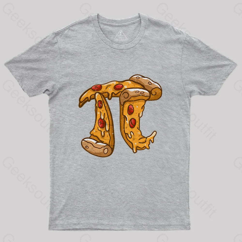 Pizza Pi T-Shirt Grey / S Yc