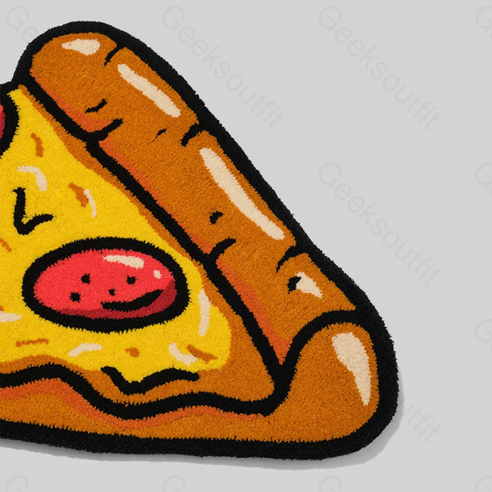 Pizza Slice Funny Imitation Wool Rug