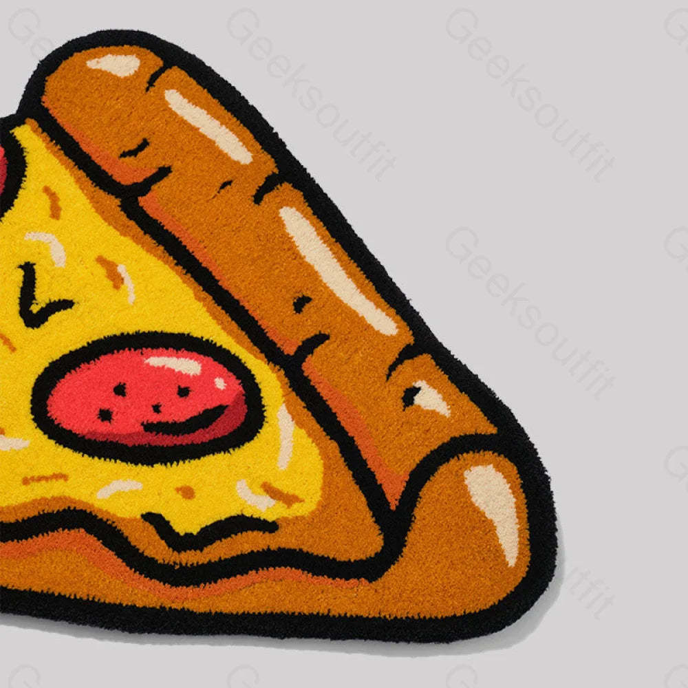 Pizza Slice Funny Imitation Wool Rug