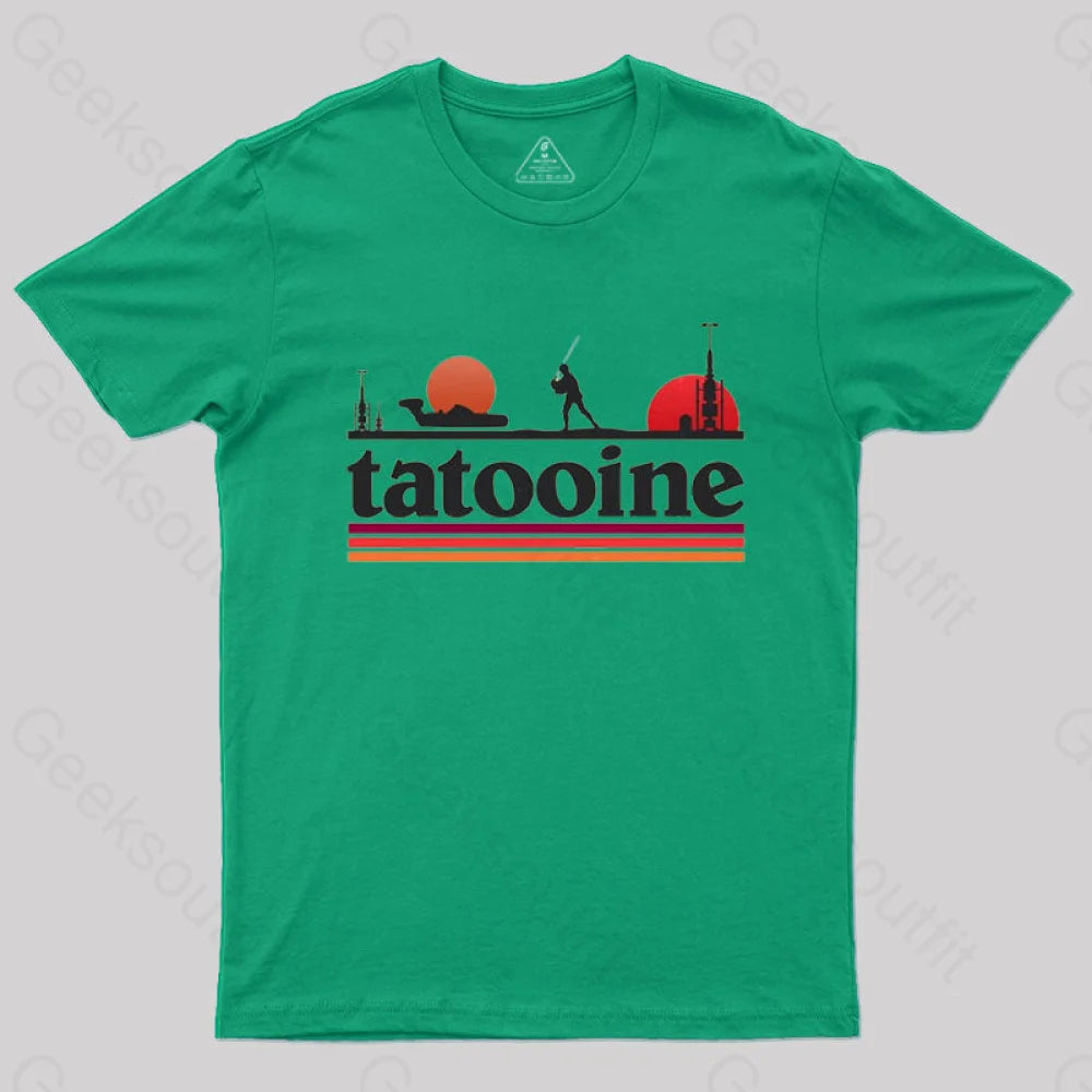 Planet Sky T-Shirt Green / S