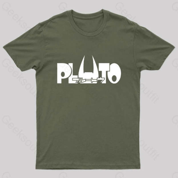 Pluto Geek T-Shirt Army Green / S
