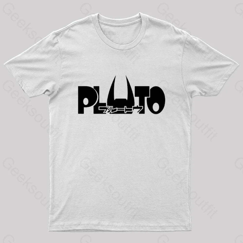 Pluto Geek T-Shirt White / S