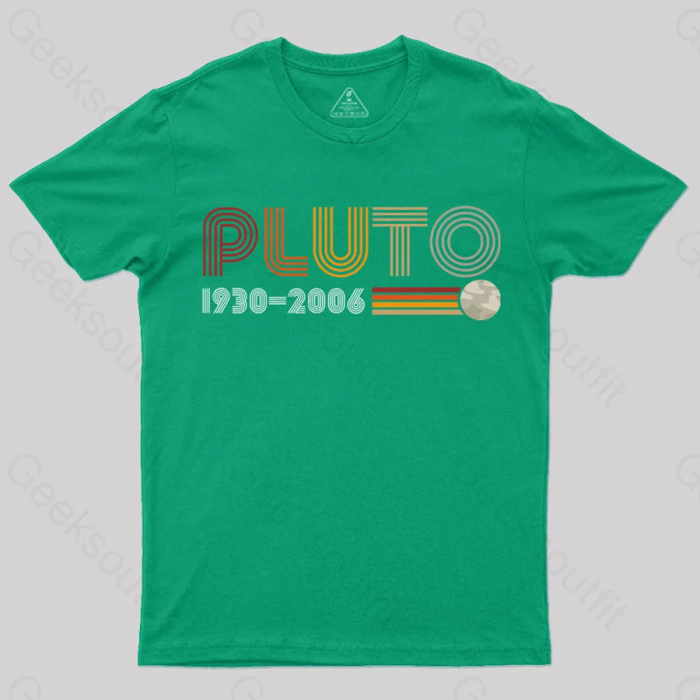Pluto Nerd T-Shirt Green / S