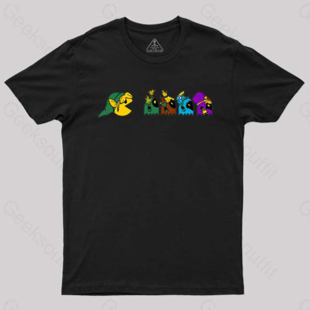 Poe In A Row T-Shirt Black / S