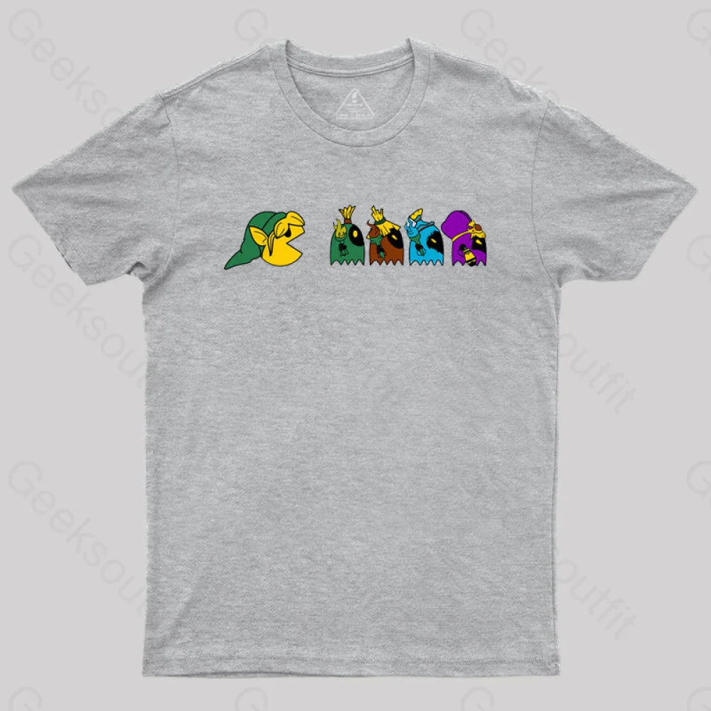 Poe In A Row T-Shirt Grey / S