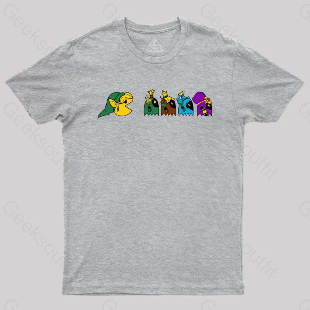 Poe In A Row T-Shirt Grey / S