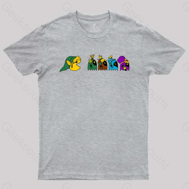 Poe In A Row T-Shirt Grey / S