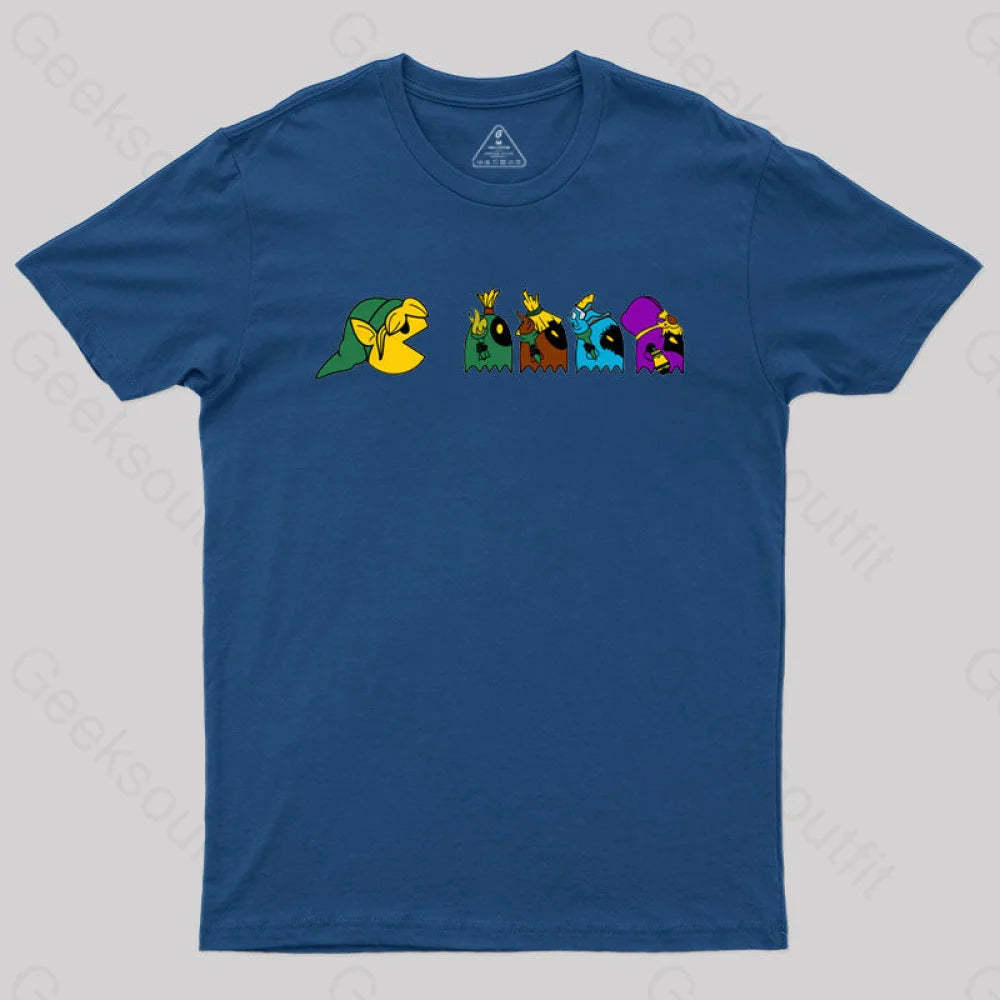Poe In A Row T-Shirt Navy / S